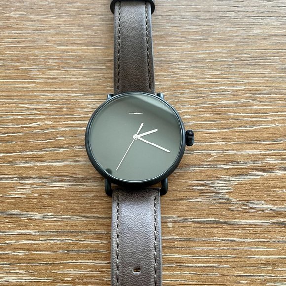Shinola Other - Shinola Canfield Bolt with 43mm Black Face & Brown Leather Band